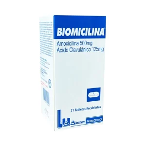 BIOMICILINA 500 MG/125 MG - FCO x 21 TAB RECU