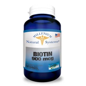 BIOTIN 900 MCG 100 SOFTGELS NATURAL SYSTEMS