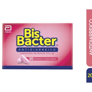 BISBACTER BISMUTO 262 MG X 20 TABL