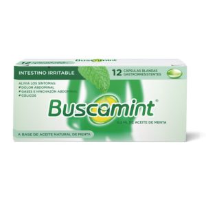 BUSCAMINT ACEITE DE MENTA 0.2 ML X 12 CAP BLANDAS