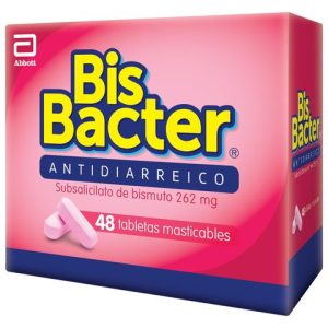 BISBACTER BISMUTO 262 MG X 48 TABL