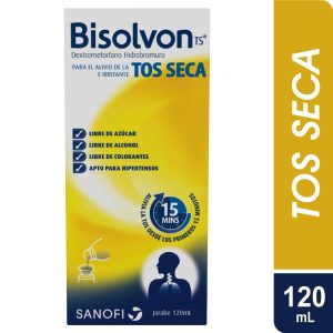 BISOLVON TOS SECA DEXTROMETORFANO JARABE X 120 ML