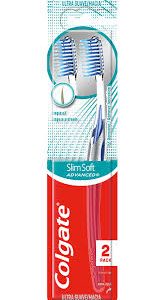 CEPILLO DENTAL COLGATE SLIMSOFT ADVANCE X 2 UND