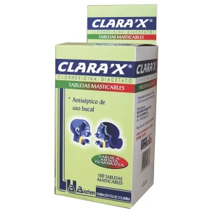 CLARAX MASTICABLE X 100 TABL