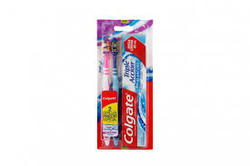 CREMA DENTAL COLGATE TRIPLE ACCION (6)X60ML +(6)X50ML+CEPILLO GRATIS (2)CEPILLOS ZIG-ZAG