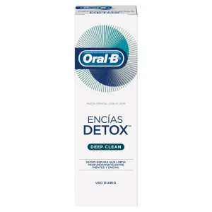 CREMA DENTAL ORAL B ENCIAS DETOX DEEP CLEAN X 102 GR