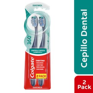 CEPILLO DENTAL COLGATE 360 SUAVE 2X1