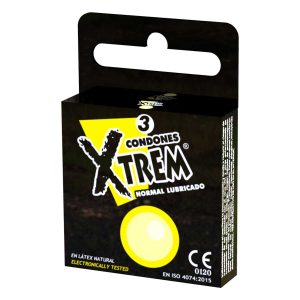 CONDONES XTREM NORMAL LUBRICADO X 3 UNIDADES