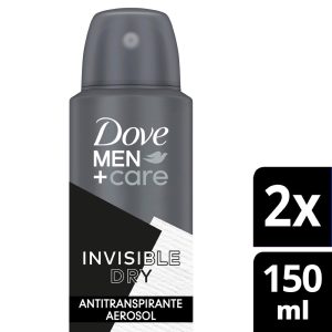 DESODORANTE DOVE AEROSOL MEN INVISIBLE DRY X 89 GR X 2 UND P.ESP