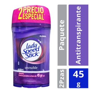 DESODORANTE LADY SPEED STICK BARRA FLORAL FRESH X 45 GR OFERTA X 2 UND