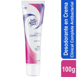 DESODORANTE LADY SPEED STICK CREMA CLINICAL COMPLETE X 100 G