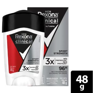 DESODORANTE REXONA CREMA MEN CLINICAL SPORT STRENGTH X 48 GR