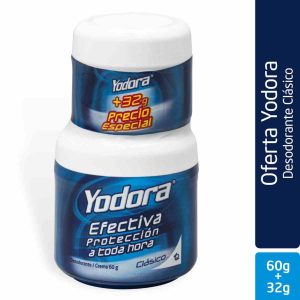 DESODORANTE YODORA CREMA POTE X 60 GR GRATIS 32 GR
