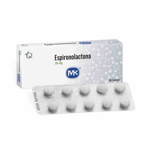 ESPIRONOLACTONA 25 MG X 30 TABL