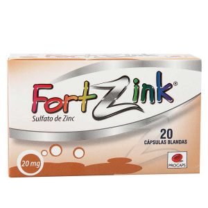 FORTZINK SULFATO DE ZINC X 20 CAP