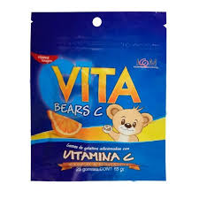 GOMAS VITABEARS C NARANJA X 25 UND