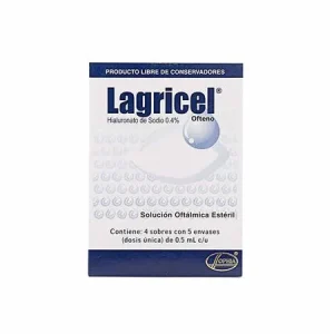 LAGRICEL OFTENO HIALURONATO SODICO 4 MG OFTALMICO X 20 DOSIS