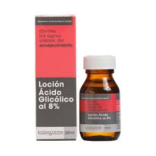 LOCION ACIDO GLICOLICO 8% DESMANCHADORA FCO X 30 ML