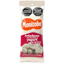 MANITOBA ARANDANOS CON CHOCOLATE Y YOGURT GRIEGO X 30 GR