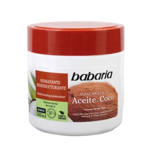 MASCARILLA CAPILAR DE ACEITE DE COCO BABARIA X 400 ML