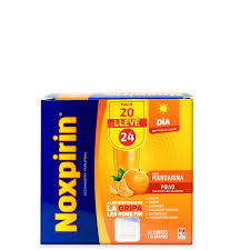 NOXPIRIN DIA SABOR MANDARINA PAGUE 20 LLEVE 24 SOBRES