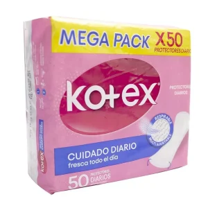 PROTECTORES DIARIOS KOTEX AJUSTABLE X 50 UND