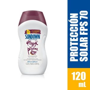 PROTECTOR SOLAR SUNDOWN PLAYA Y PISCINA SPF 70 X 120 ML