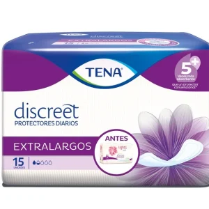 TENA PROTECTORES DIARIOS LIGHTS EXTRA LARGO X 15 UND