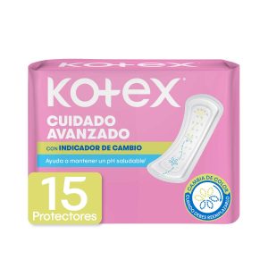 PROTECTORES DIARIOS KOTEX INDICADOR PH X 15 UND