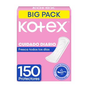 PROTECTORES DIARIOS KOTEX NORMAL AJUSTABLE X 150 UND