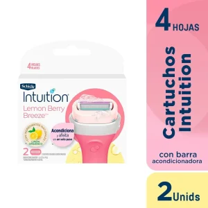 REPUESTO MAQUINA AFEITAR SCHICK INTUITION X 2 UND