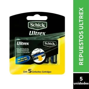 REPUESTO MAQUINA AFEITAR SCHICK ULTREX X 5 UND