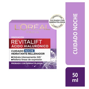 REVITALIFT ACIDO HIALURONICO CREMA FACIAL NOCHE X 50 ML