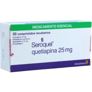 SEROQUEL 25 MG  - CAJA x 60 TAB REC