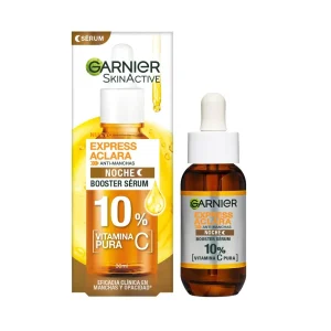 SERUM NOCHE ANTI-MANCHAS GARNIER EXPRESS ACLARA VITAMINA C 10% X 30 ML