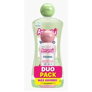 SHAMPOO ARRURRU CABELLO CLARO X 400 ML + COLONIA ARRURRU ROSADA X 120 ML DUO PACK MAS AHORRO