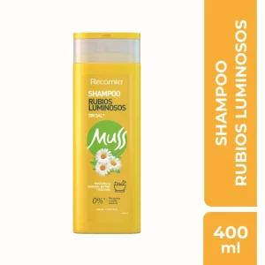 SHAMPOO MUSS RUBIOS LUMINOSOS X 400 ML