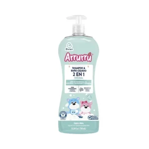 SHAMPOO Y BANO LIQUIDO ARRURRU 2 EN 1 ORIGINAL X 750 ML
