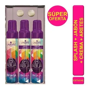 SPLASH AQUA 24 OH LA LA X 55 ML ESTUCHE X 3 UND P.ESP