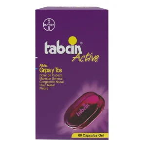 TABCIN ACTIVE ACETAMINOFEN FENILEFRINA CLORFENIRAMINA DEXTROMETORFANO X 60 CAP