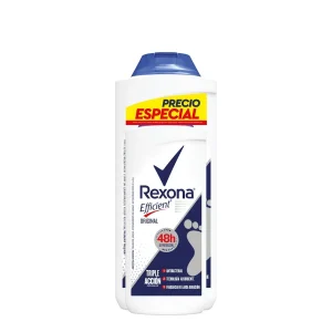 TALCO REXONA EFFICIENT X 180 GR GRATIS TALCO REXONA X 55 GR