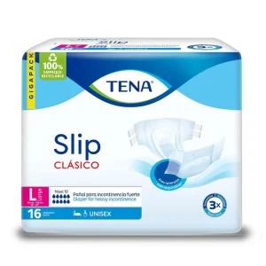 TENA SLIP CLASICO TALLA L X 16 UND