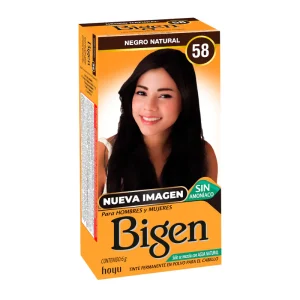 TINTE BIGEN KIT 58 NEGRO NATURAL