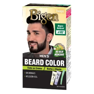 TINTE BIGEN MENS BARBA Y BIGOTE KIT NEGRO NATURAL