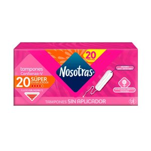 TAMPON NOSOTRAS SUPER X 20 UND PRECIO ESPECIAL