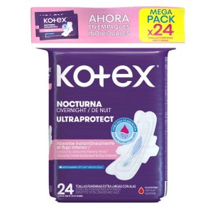 TOALLA KOTEX NOCTURNA ALAS X 24 UND