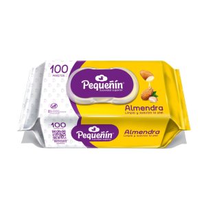 TOALLAS HUMEDAS PEQUENIN ALMENDRA X 100 UND