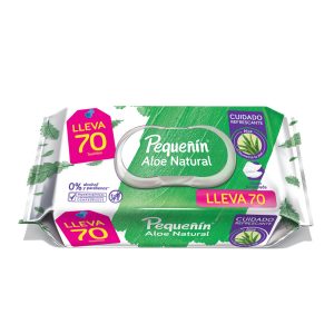 TOALLAS HUMEDAS PEQUENIN ALOE X 70 UND