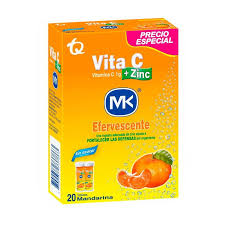 VITA C + ZINC EFERVESCENTE MANDARINA DUOPACK X 20 TABL
