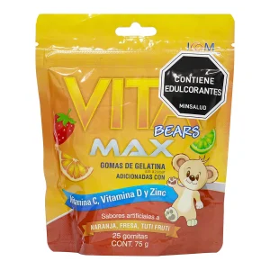 VITABEARS MAX GOMAS DE GELATINA X 25 UND